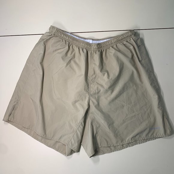 Patagonia Men's Lightweight Swim Trunks L Khaki - Picture 1 of 7
